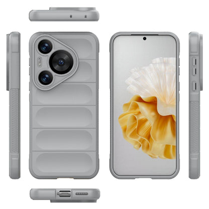 Huawei Pura 70 Pro+ Magic Shield TPU + Flannel Phone Case: Durable, Non-toxic, Easy Access, Stylish Design