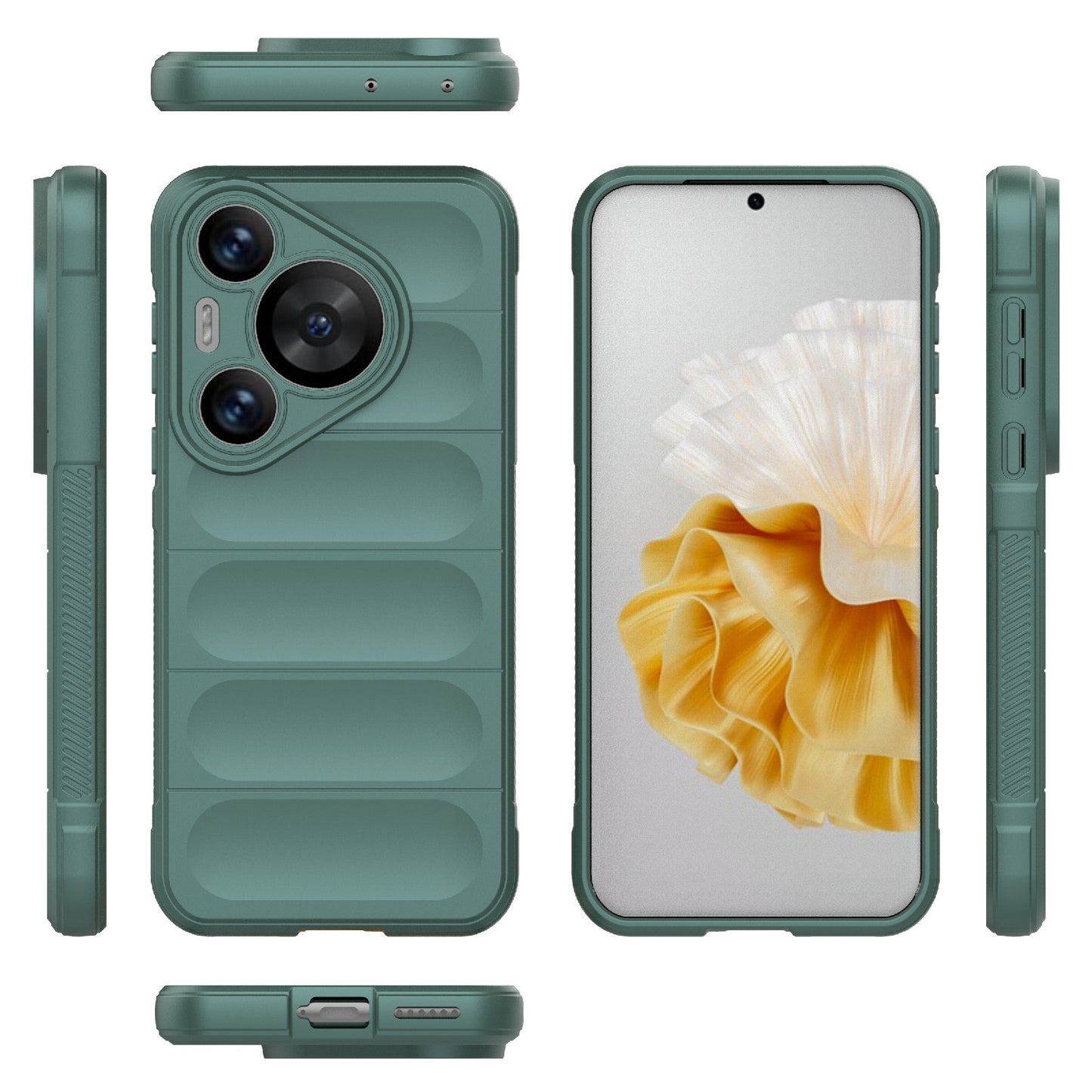 Huawei Pura 70 Pro+ Magic Shield TPU + Flannel Phone Case: Durable, Non-toxic, Easy Access, Stylish Design