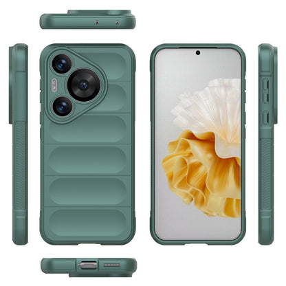 Huawei Pura 70 Pro+ Magic Shield TPU + Flannel Phone Case: Durable, Non-toxic, Easy Access, Stylish Design