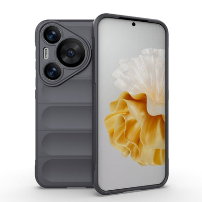 Huawei Pura 70 Pro+ Magic Shield TPU + Flannel Phone Case: Durable, Non-toxic, Easy Access, Stylish Design