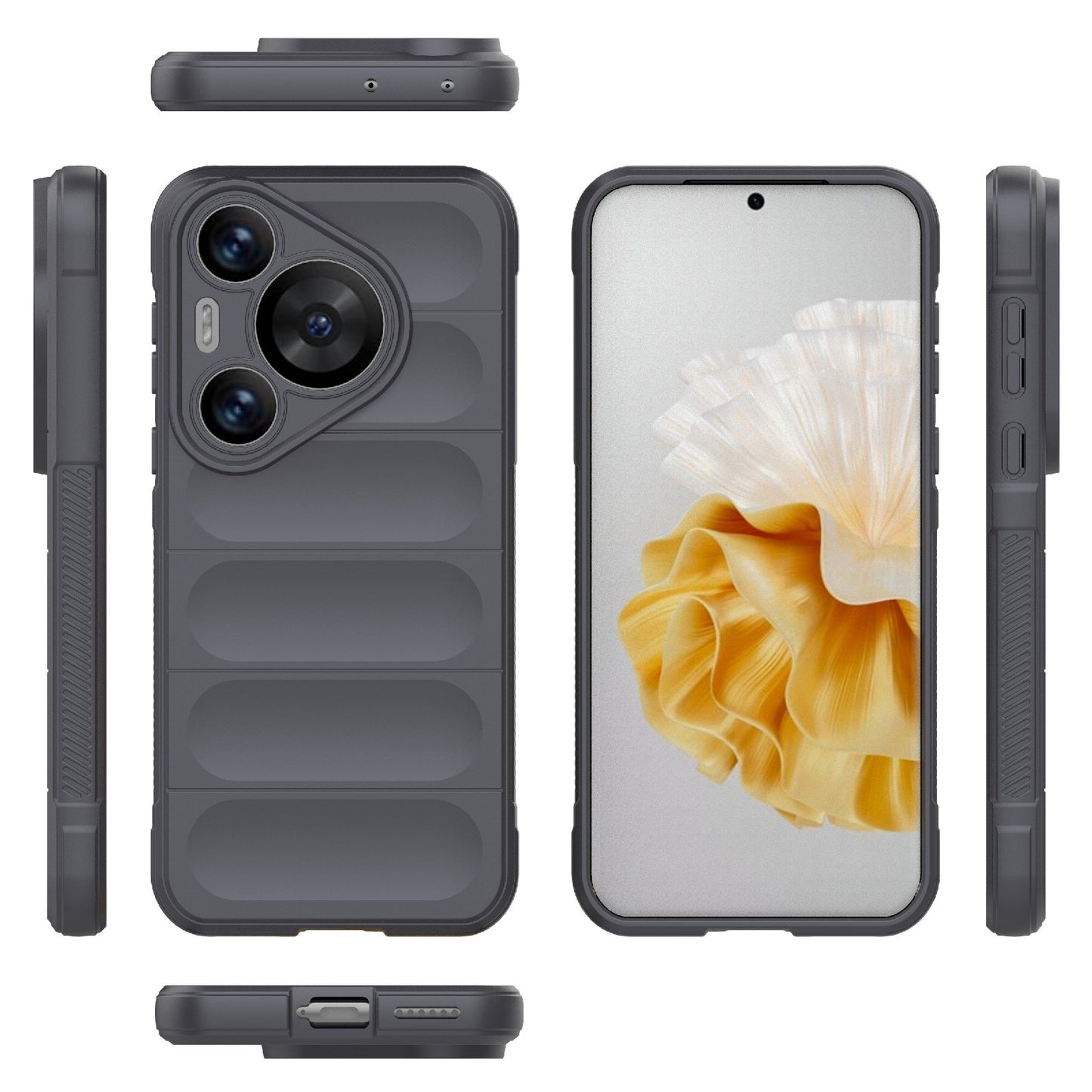 Huawei Pura 70 Pro+ Magic Shield TPU + Flannel Phone Case: Durable, Non-toxic, Easy Access, Stylish Design