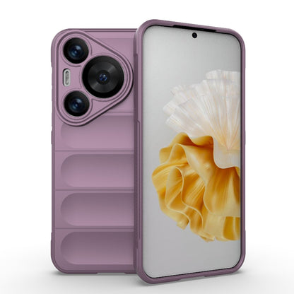 Huawei Pura 70 Pro+ Magic Shield TPU + Flannel Phone Case: Durable, Non-toxic, Easy Access, Stylish Design