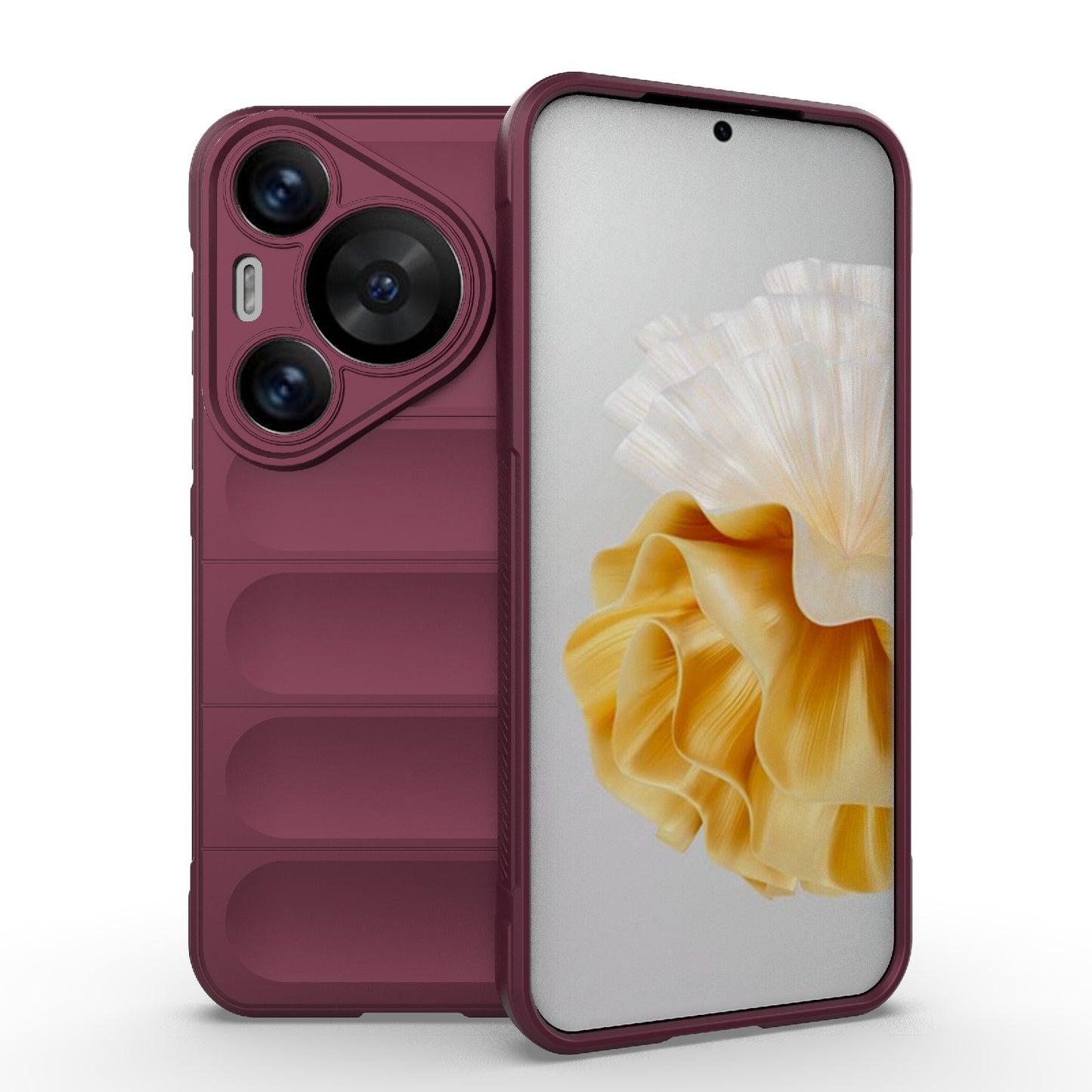 Huawei Pura 70 Pro+ Magic Shield TPU + Flannel Phone Case: Durable, Non-toxic, Easy Access, Stylish Design