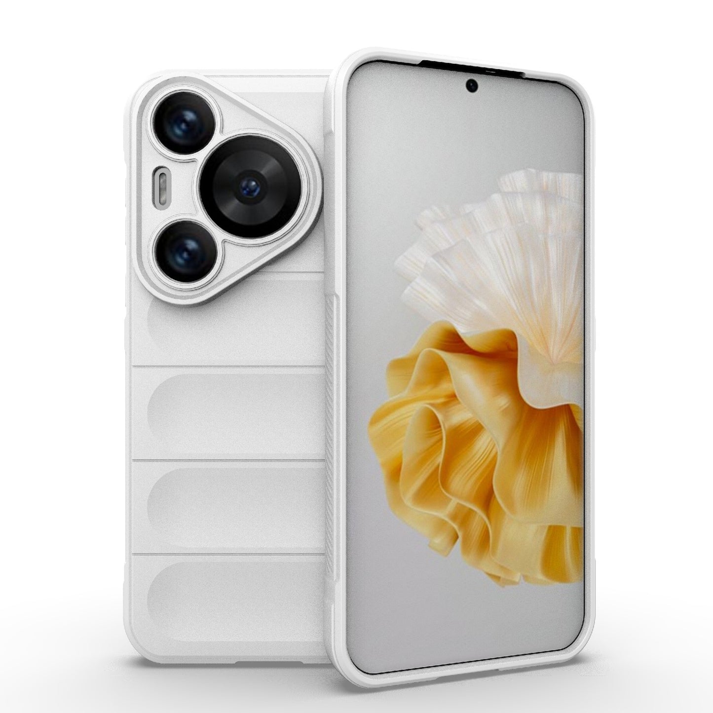 Huawei Pura 70 Pro+ Magic Shield TPU + Flannel Phone Case: Durable, Non-toxic, Easy Access, Stylish Design