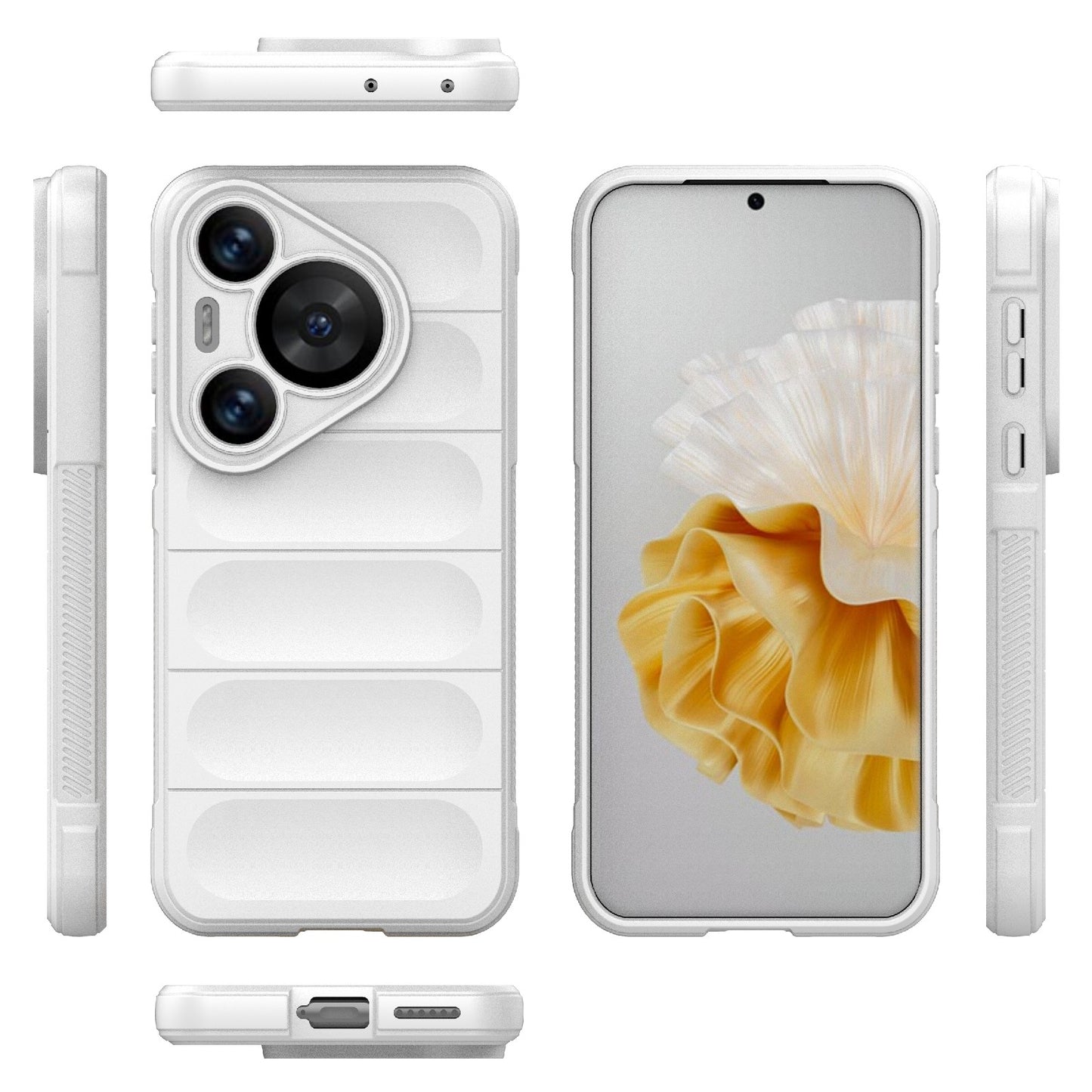 Huawei Pura 70 Pro+ Magic Shield TPU + Flannel Phone Case: Durable, Non-toxic, Easy Access, Stylish Design