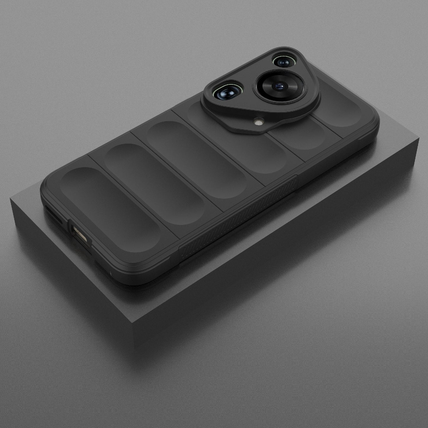 Huawei Pura 70 Ultra Magic Shield TPU + Flannel Phone Case: Durable, Non-toxic, Easy Access, Stylish Design