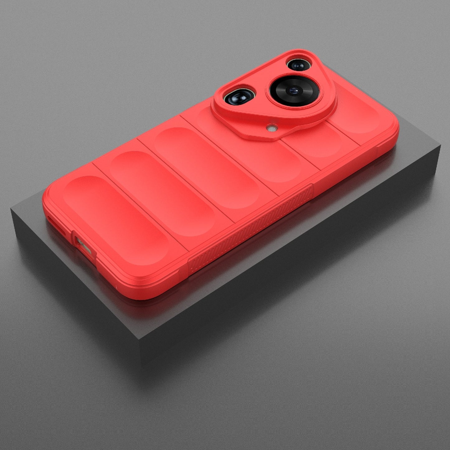 Huawei Pura 70 Ultra Magic Shield TPU + Flannel Phone Case: Durable, Non-toxic, Easy Access, Stylish Design