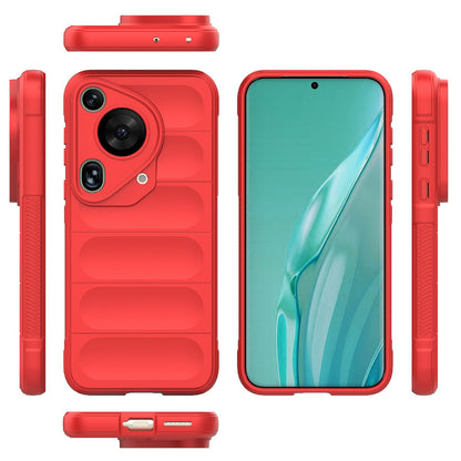 Huawei Pura 70 Ultra Magic Shield TPU + Flannel Phone Case: Durable, Non-toxic, Easy Access, Stylish Design
