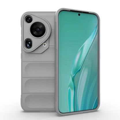 Huawei Pura 70 Ultra Magic Shield TPU + Flannel Phone Case: Durable, Non-toxic, Easy Access, Stylish Design
