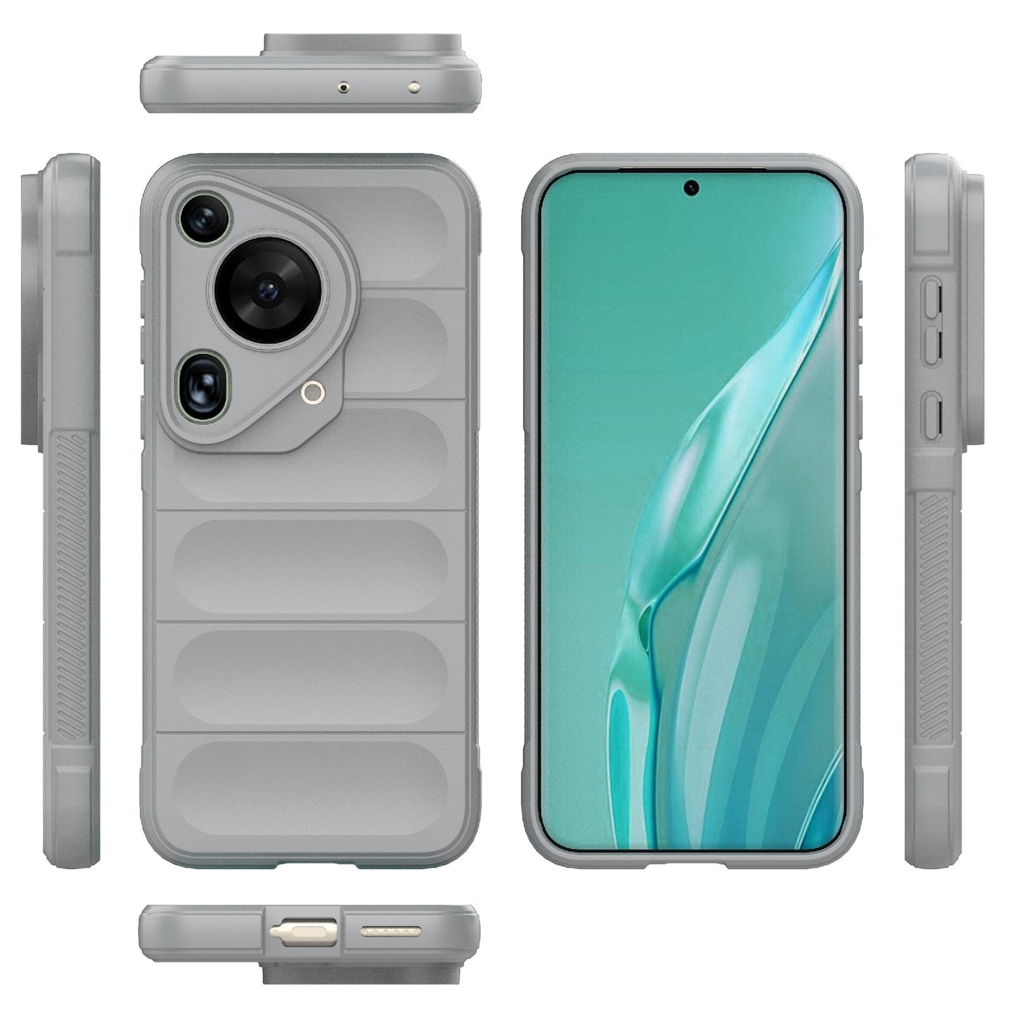 Huawei Pura 70 Ultra Magic Shield TPU + Flannel Phone Case: Durable, Non-toxic, Easy Access, Stylish Design