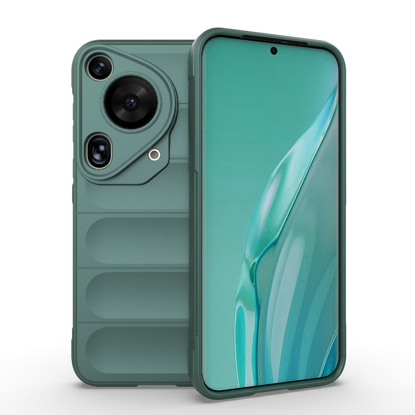 Huawei Pura 70 Ultra Magic Shield TPU + Flannel Phone Case: Durable, Non-toxic, Easy Access, Stylish Design