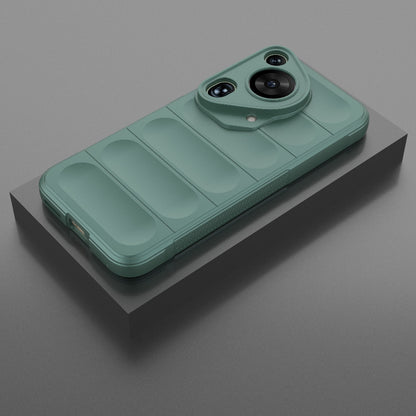 Huawei Pura 70 Ultra Magic Shield TPU + Flannel Phone Case: Durable, Non-toxic, Easy Access, Stylish Design