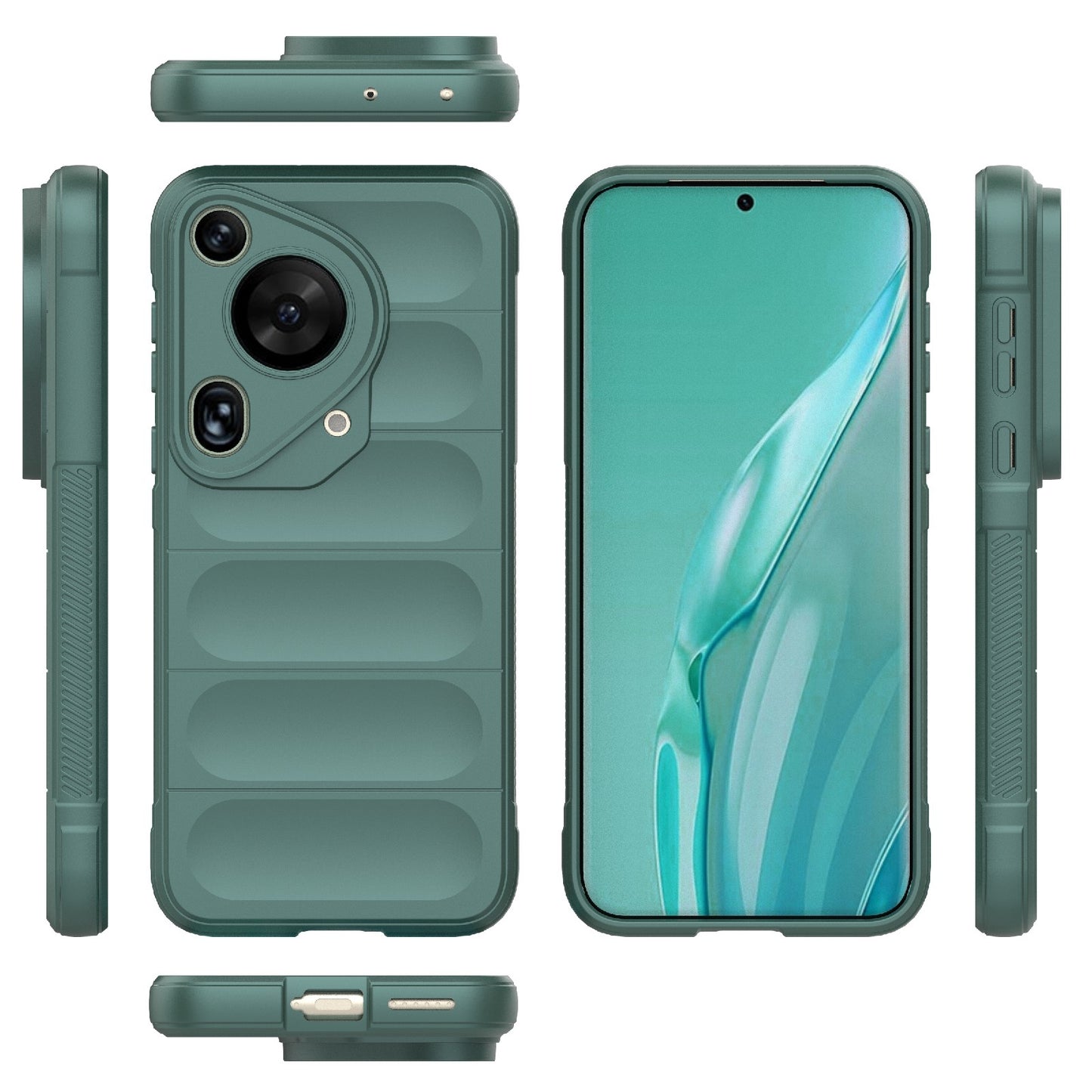 Huawei Pura 70 Ultra Magic Shield TPU + Flannel Phone Case: Durable, Non-toxic, Easy Access, Stylish Design