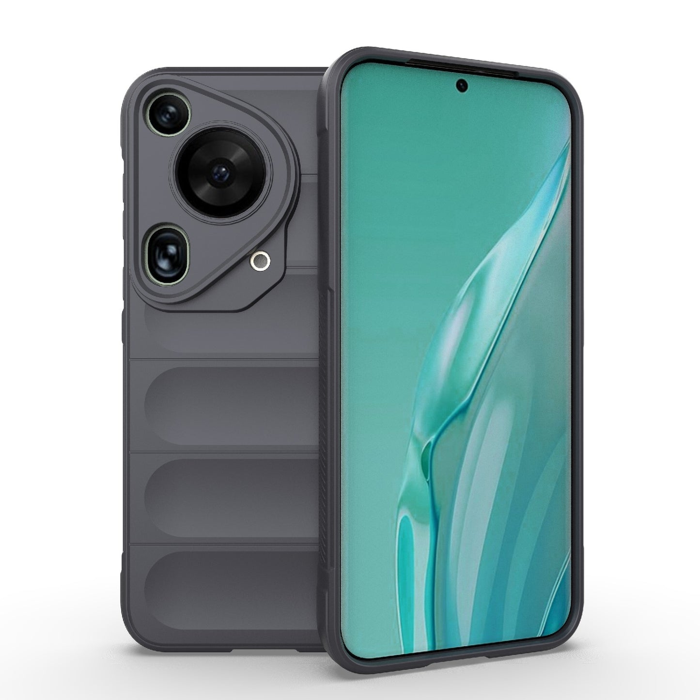 Huawei Pura 70 Ultra Magic Shield TPU + Flannel Phone Case: Durable, Non-toxic, Easy Access, Stylish Design