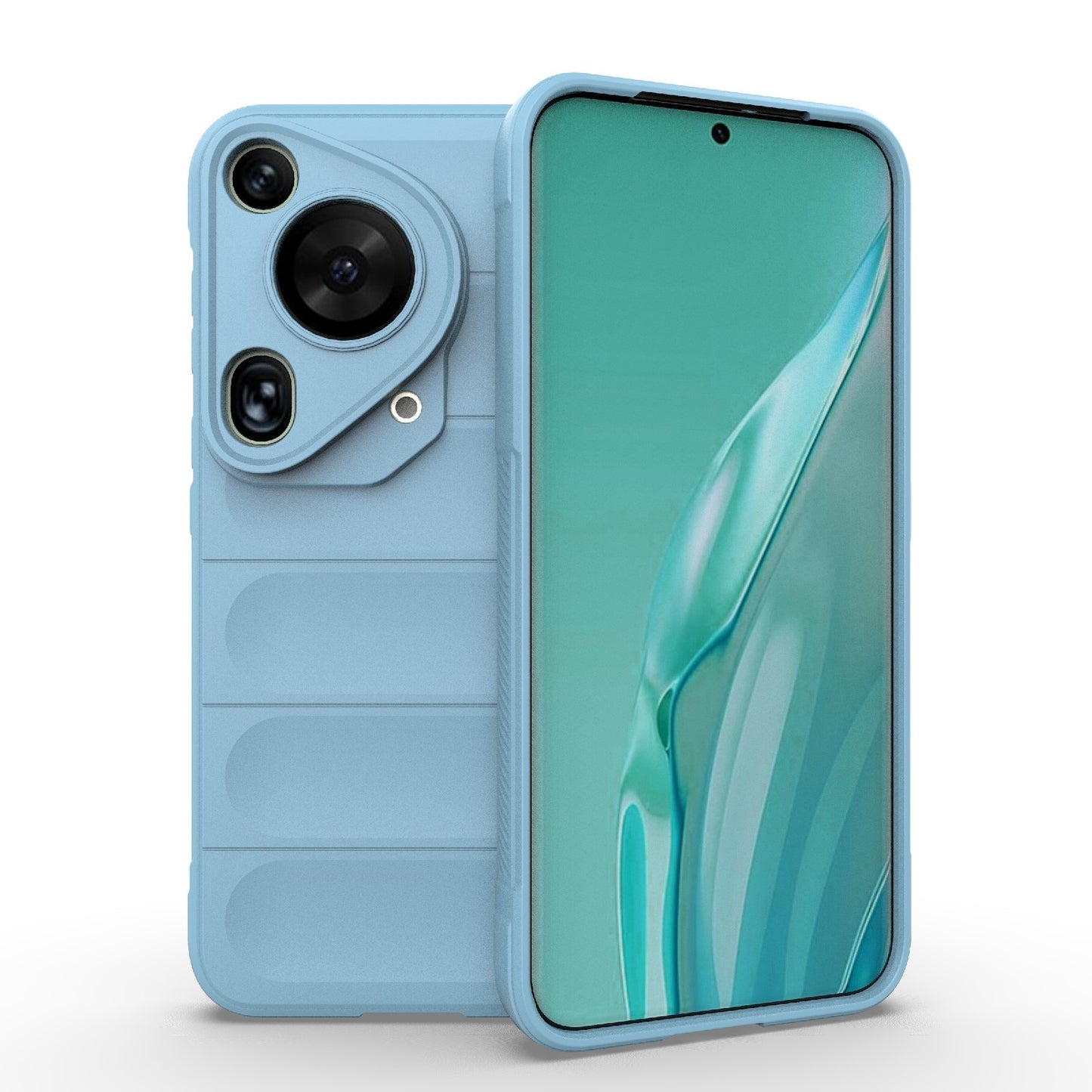 Huawei Pura 70 Ultra Magic Shield TPU + Flannel Phone Case: Durable, Non-toxic, Easy Access, Stylish Design