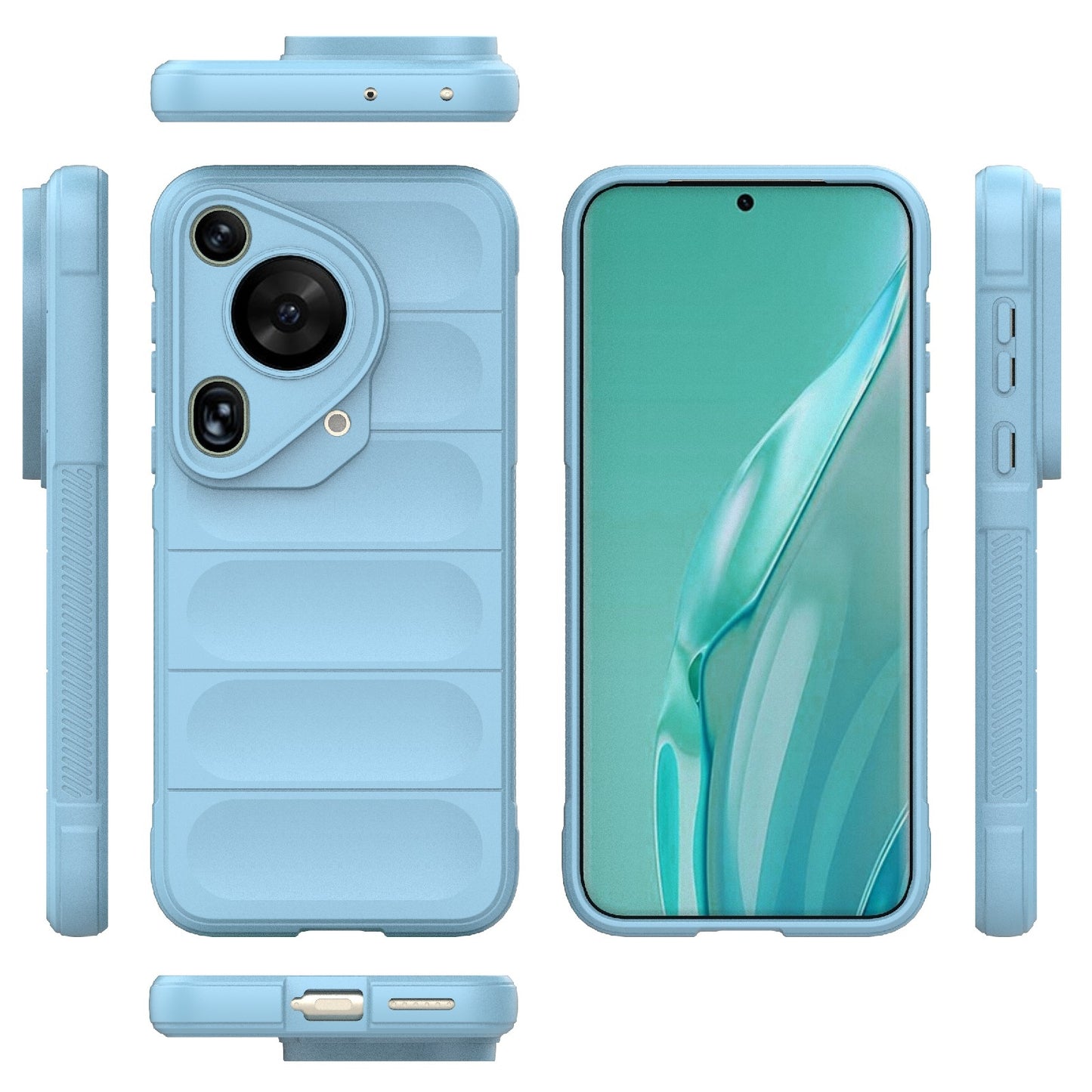 Huawei Pura 70 Ultra Magic Shield TPU + Flannel Phone Case: Durable, Non-toxic, Easy Access, Stylish Design