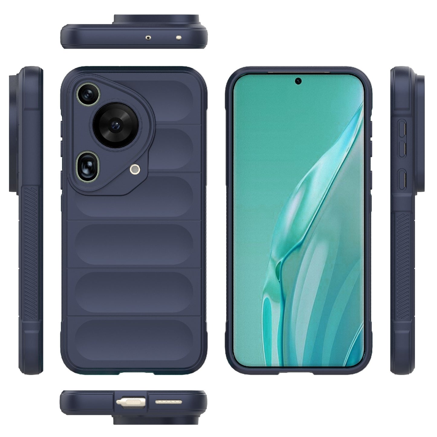 Huawei Pura 70 Ultra Magic Shield TPU + Flannel Phone Case: Durable, Non-toxic, Easy Access, Stylish Design