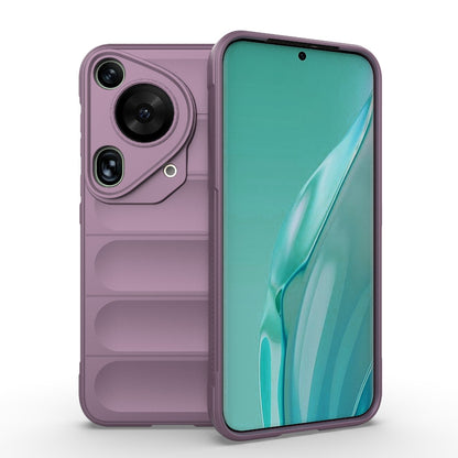 Huawei Pura 70 Ultra Magic Shield TPU + Flannel Phone Case: Durable, Non-toxic, Easy Access, Stylish Design