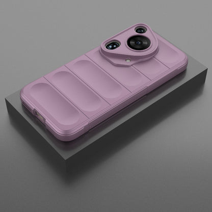 Huawei Pura 70 Ultra Magic Shield TPU + Flannel Phone Case: Durable, Non-toxic, Easy Access, Stylish Design
