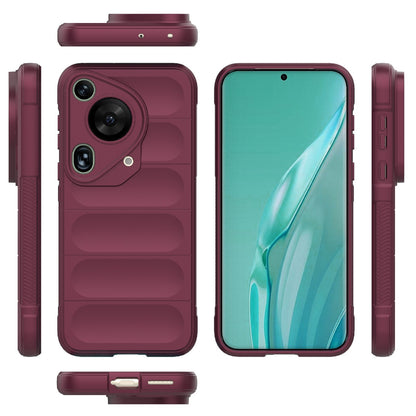 Huawei Pura 70 Ultra Magic Shield TPU + Flannel Phone Case: Durable, Non-toxic, Easy Access, Stylish Design