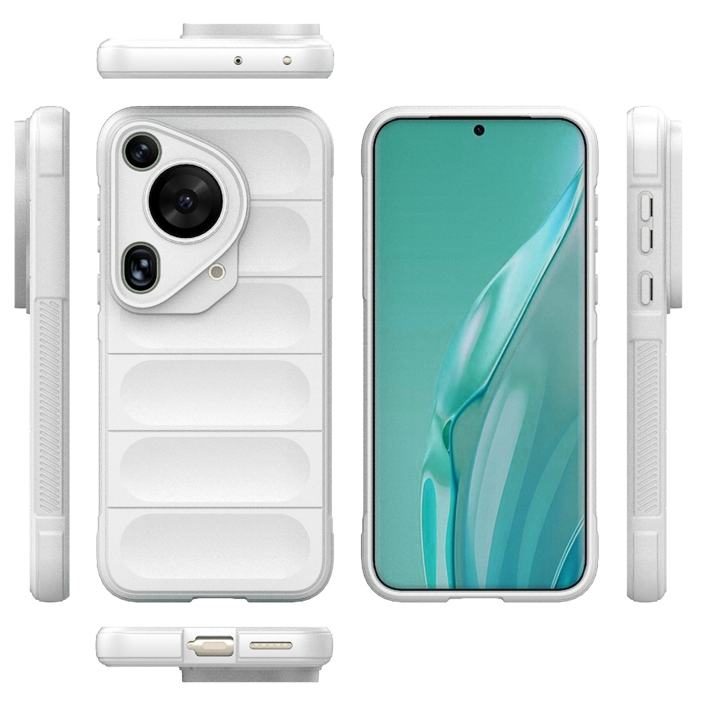 Huawei Pura 70 Ultra Magic Shield TPU + Flannel Phone Case: Durable, Non-toxic, Easy Access, Stylish Design