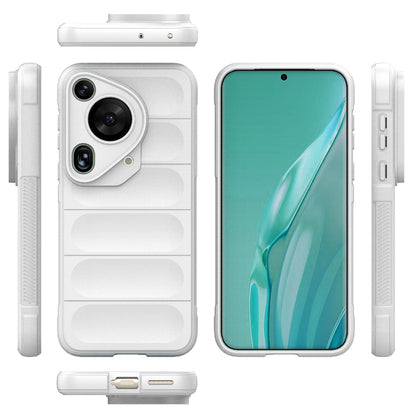Huawei Pura 70 Ultra Magic Shield TPU + Flannel Phone Case: Durable, Non-toxic, Easy Access, Stylish Design