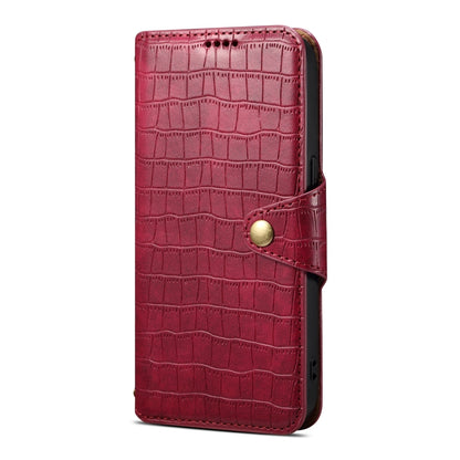 Samsung Galaxy A32 Denior Leather Case - Crocodile Texture with Oil Edge, Wallet & Kickstand Features