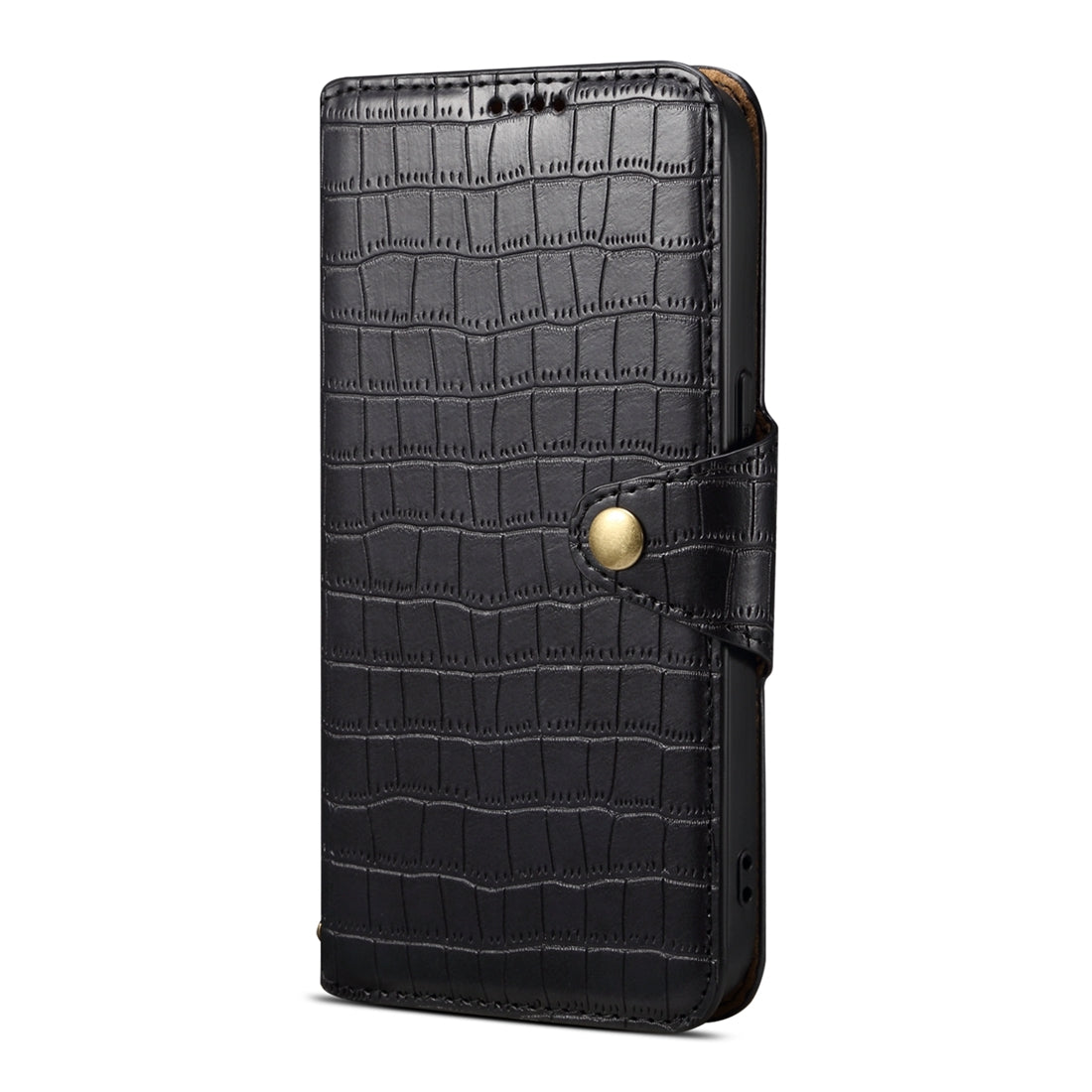Samsung Galaxy A05 Denior Leather Case - Crocodile Texture with Oil Edge, Wallet & Kickstand Features