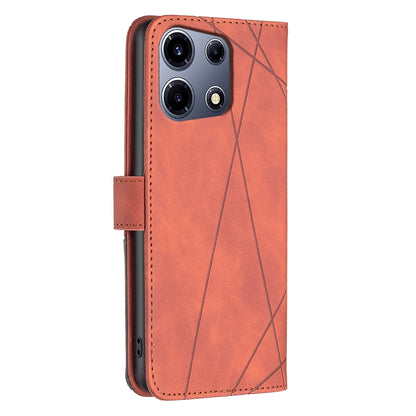 Infinix Note 30 VIP Wallet Case – Rhombus Texture PU Leather, Magnetic Buckle, Card Slots, Stand Function, Shockproof Protective Cover