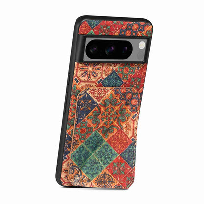 Google Pixel 6 Dual Card Slot Holder Phone Case – Patterned Design, Scratch & Dirt Protection, Convenient Holder