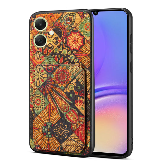 Samsung Galaxy A05 Dual Card Slot Holder Phone Case – Patterned Design, Scratch & Dirt Protection, Convenient Holder