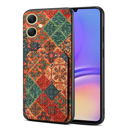 Samsung Galaxy A05 Dual Card Slot Holder Phone Case – Patterned Design, Scratch & Dirt Protection, Convenient Holder