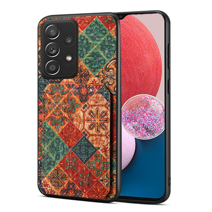 Samsung Galaxy A13 Dual Card Slot Holder Phone Case – Patterned Design, Scratch & Dirt Protection, Convenient Holder