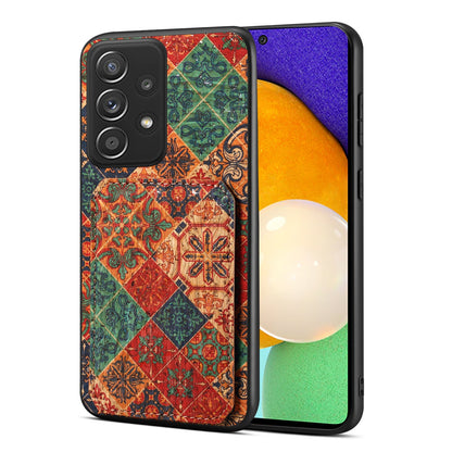 Samsung Galaxy A52 Dual Card Slot Holder Phone Case – Patterned Design, Scratch & Dirt Protection, Convenient Holder