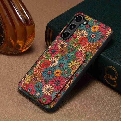 Samsung Galaxy S24 Ultra 5G Dual Card Slot Holder Phone Case – Patterned Design, Scratch & Dirt Protection, Convenient Holder