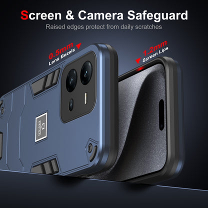 vivo V25e 2 in 1 Shockproof, Lightweight Phone Case with TPU+PC Material, Fashionable Design, and Precise Cut-outs