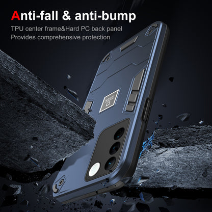 vivo V27 2 in 1 Shockproof, Lightweight Phone Case with TPU+PC Material, Fashionable Design, and Precise Cut-outs