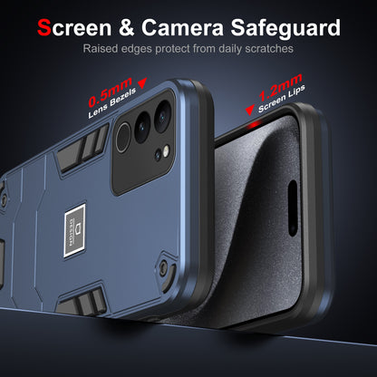 vivo V29 5G 2 in 1 Shockproof, Lightweight Phone Case with TPU+PC Material, Fashionable Design, and Precise Cut-outs
