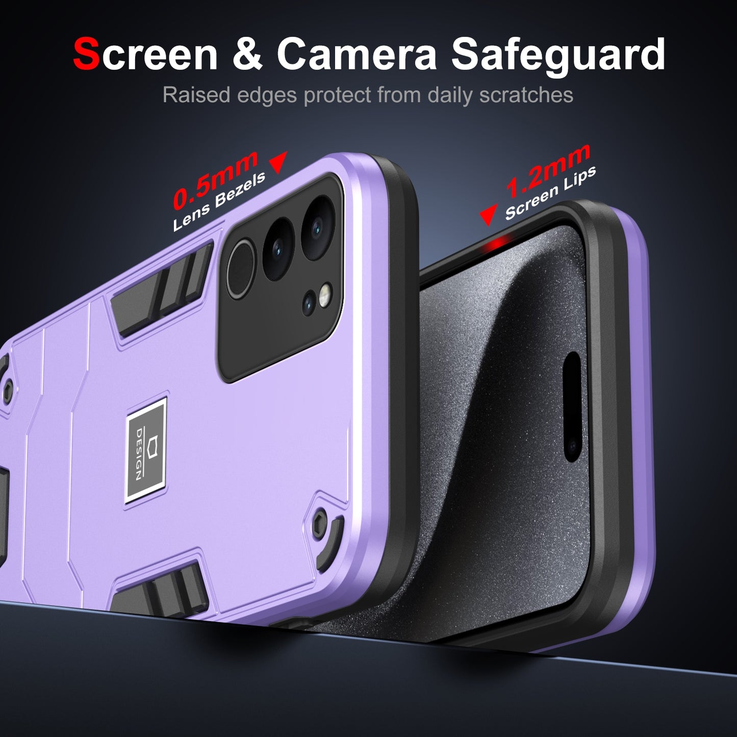 vivo V29 5G 2 in 1 Shockproof, Lightweight Phone Case with TPU+PC Material, Fashionable Design, and Precise Cut-outs