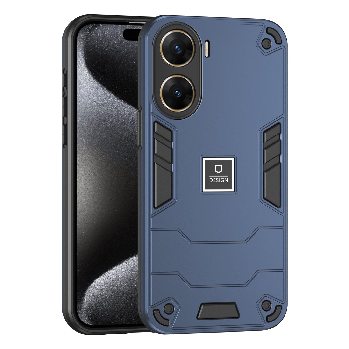 vivo V29e 2 in 1 Shockproof, Lightweight Phone Case with TPU+PC Material, Fashionable Design, and Precise Cut-outs