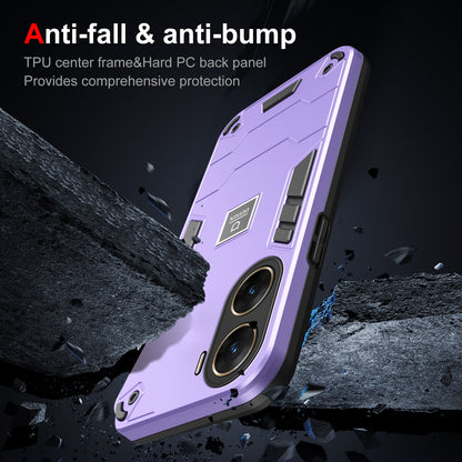 vivo V29e 2 in 1 Shockproof, Lightweight Phone Case with TPU+PC Material, Fashionable Design, and Precise Cut-outs