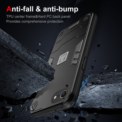 iPhone SE 2022 2 in 1 Shockproof, Lightweight Phone Case with TPU+PC Material, Fashionable Design, and Precise Cut-outs