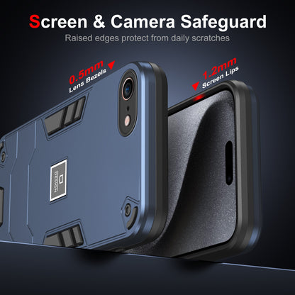 iPhone SE 2020 2 in 1 Shockproof, Lightweight Phone Case with TPU+PC Material, Fashionable Design, and Precise Cut-outs
