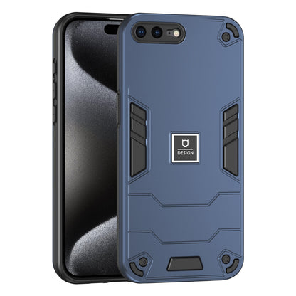 iPhone 8 Plus 2 in 1 Shockproof, Lightweight Phone Case with TPU+PC Material, Fashionable Design, and Precise Cut-outs