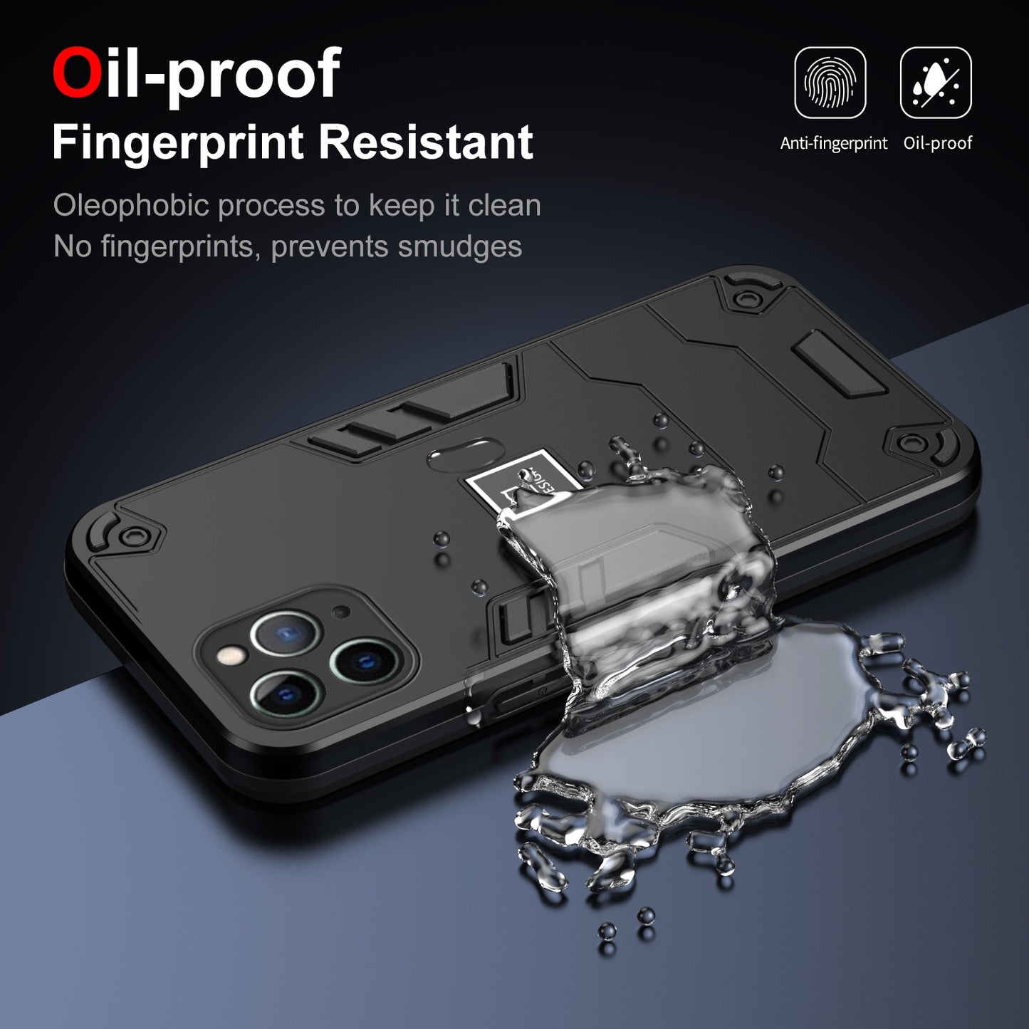 iPhone 11 Pro 2 in 1 Shockproof, Lightweight Phone Case with TPU+PC Material, Fashionable Design, and Precise Cut-outs