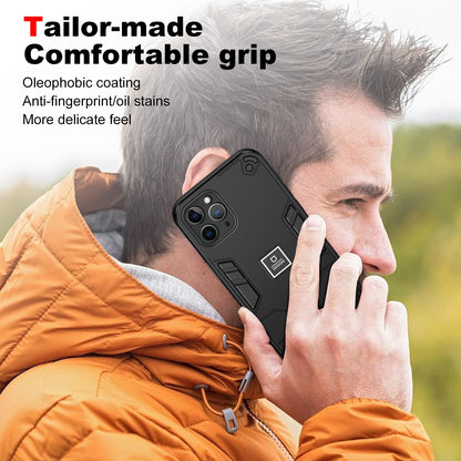 iPhone 11 Pro 2 in 1 Shockproof, Lightweight Phone Case with TPU+PC Material, Fashionable Design, and Precise Cut-outs