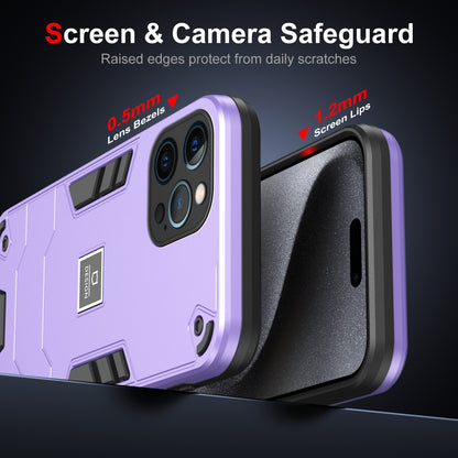 iPhone 12 Pro Max 2 in 1 Shockproof, Lightweight Phone Case with TPU+PC Material, Fashionable Design, and Precise Cut-outs