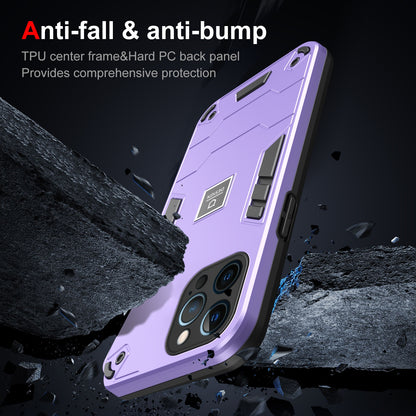 iPhone 12 Pro Max 2 in 1 Shockproof, Lightweight Phone Case with TPU+PC Material, Fashionable Design, and Precise Cut-outs