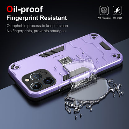 iPhone 13 Pro Max 2 in 1 Shockproof, Lightweight Phone Case with TPU+PC Material, Fashionable Design, and Precise Cut-outs