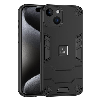 iPhone 14 Plus 2 in 1 Shockproof, Lightweight Phone Case with TPU+PC Material, Fashionable Design, and Precise Cut-outs